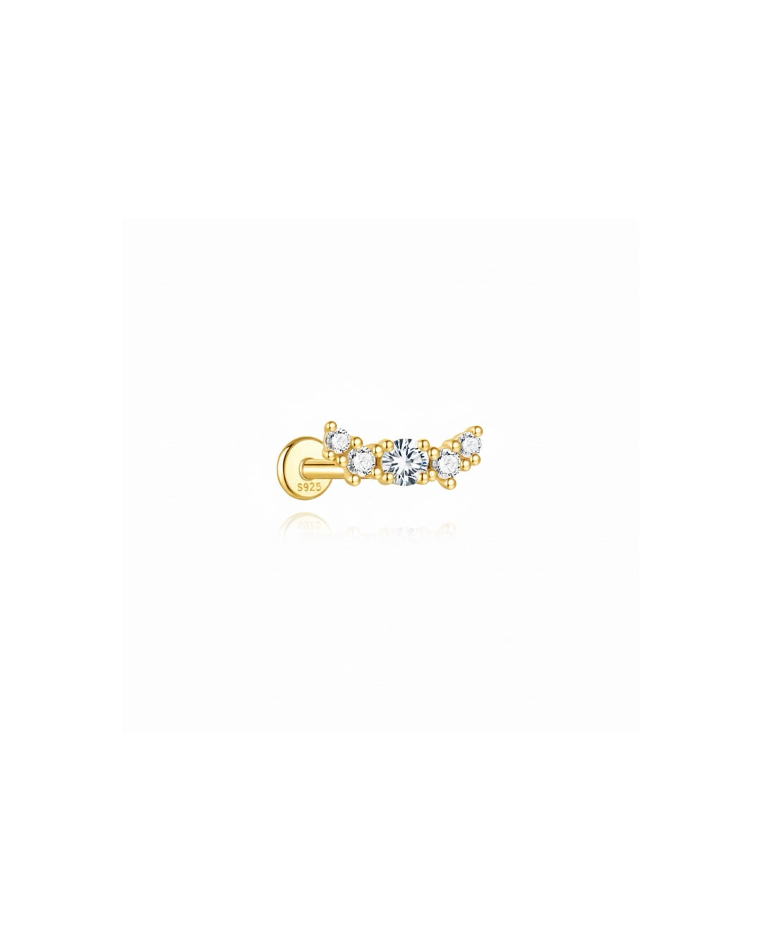 Piercing CURVO 5 Brilhantes